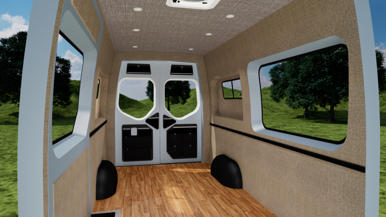 Mercedes Sprinter 144" Low Roof Interior Panel Kit
