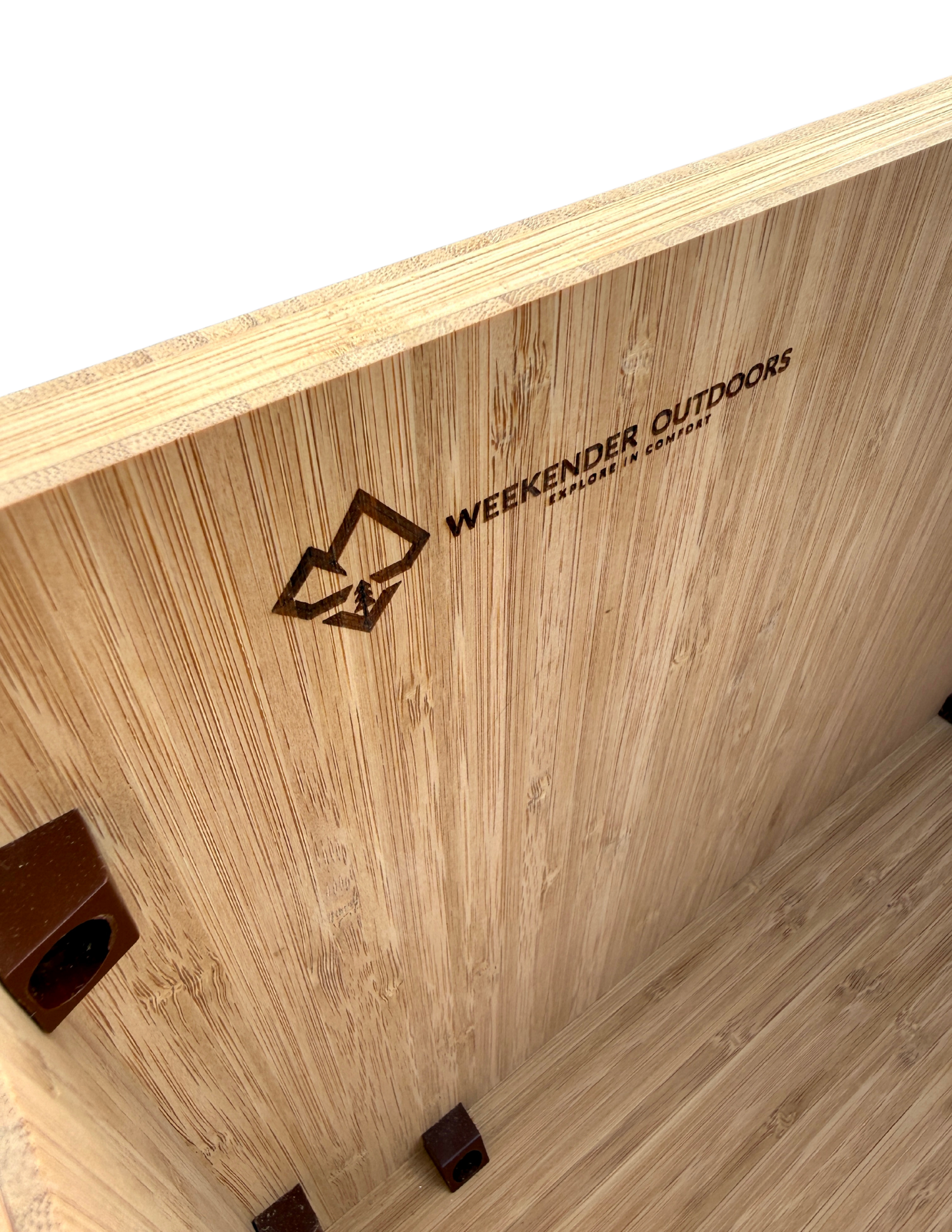 Laveo Dry Flush Portable Waterless Toilet Bamboo Lift top Cabinet Flat Pack Kit