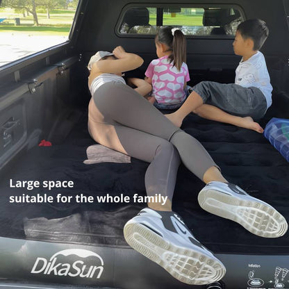 DikaSun 6-6.5 FT Mid Size Pickup Truck Bed Air Mattress,Black