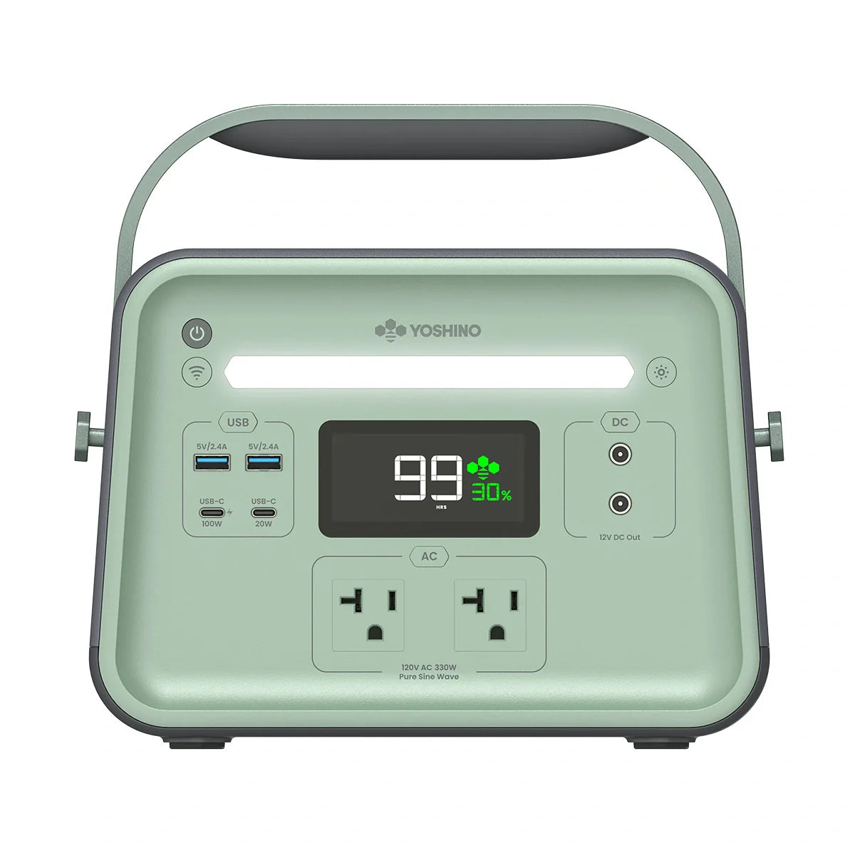 Yoshino B330 Solid-State Portable Power Station - 330W | 241Wh