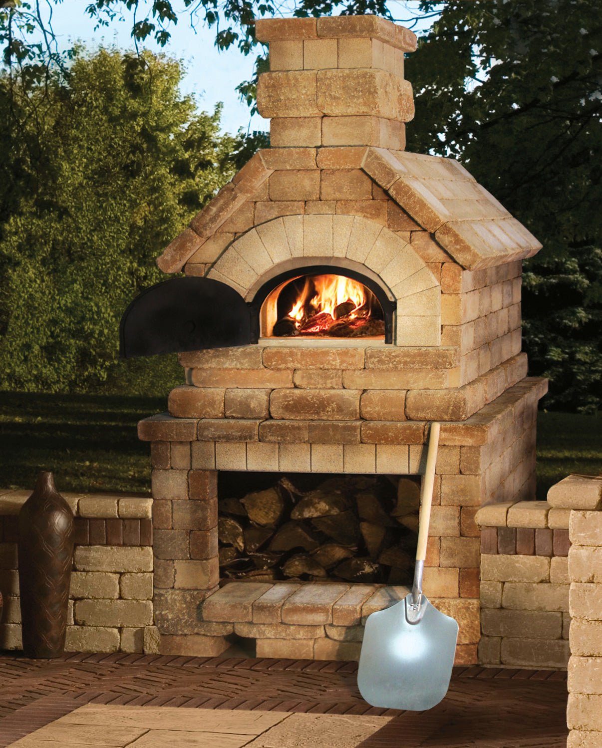 CBO 750 DIY Brick Pizza Oven Kit | Outdoor Wood Fired Pizza Oven | Our Most Popular Bundle | 38" x 28" Cooking Surface