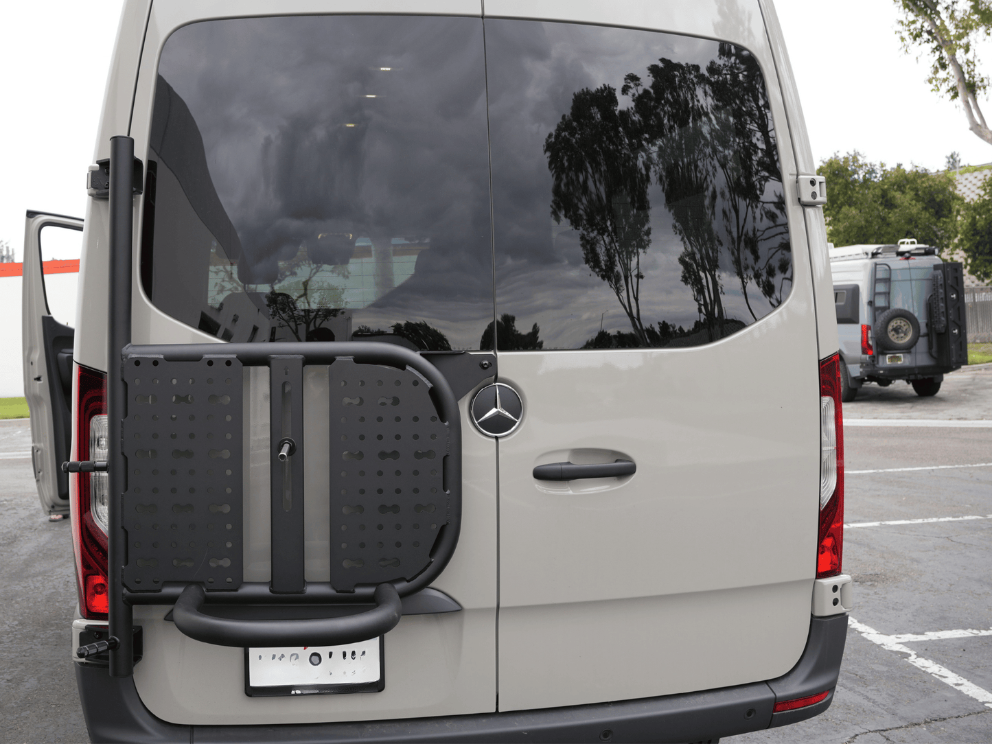 Sprinter Rear Tire Carrier with Molle Panel