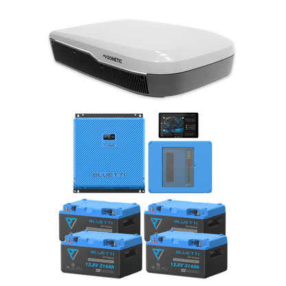 BLUETTI 16kWh RVSolar 48V Power System + Dometic 48V FreshJet Air Conditioner