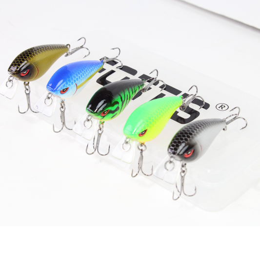 3" Crankbait, Qty 5 | Floating | FORTIS