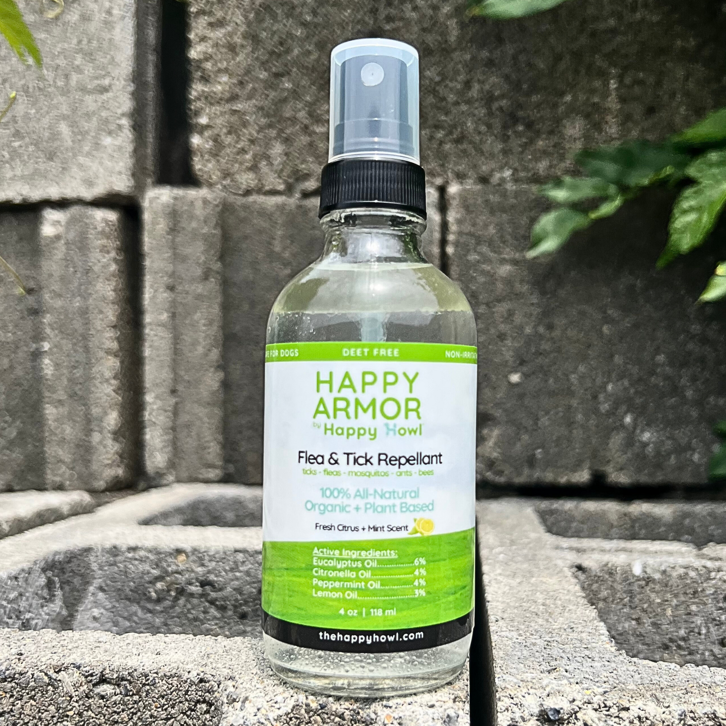 Happy Armor - Flea & Tick Topical Spray