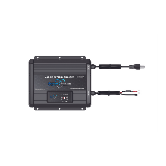 PowerHouse Lithium 12V 35A Waterproof 4-Stage Smart Charger
