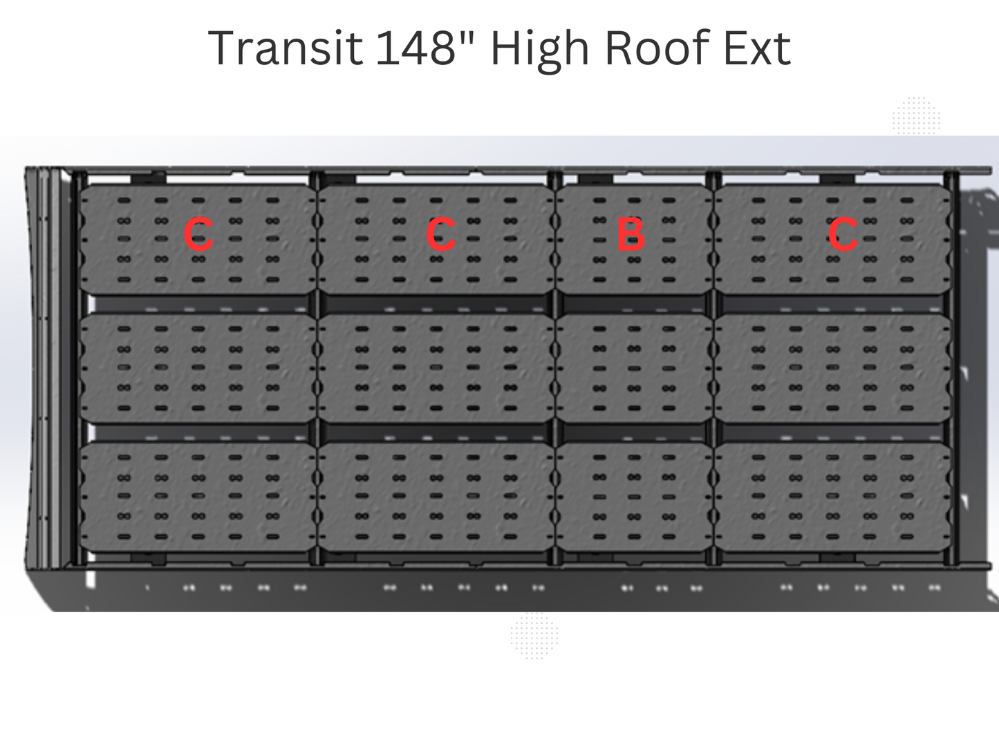 UNIVERSAL ROOF RACK DECKING PANELS