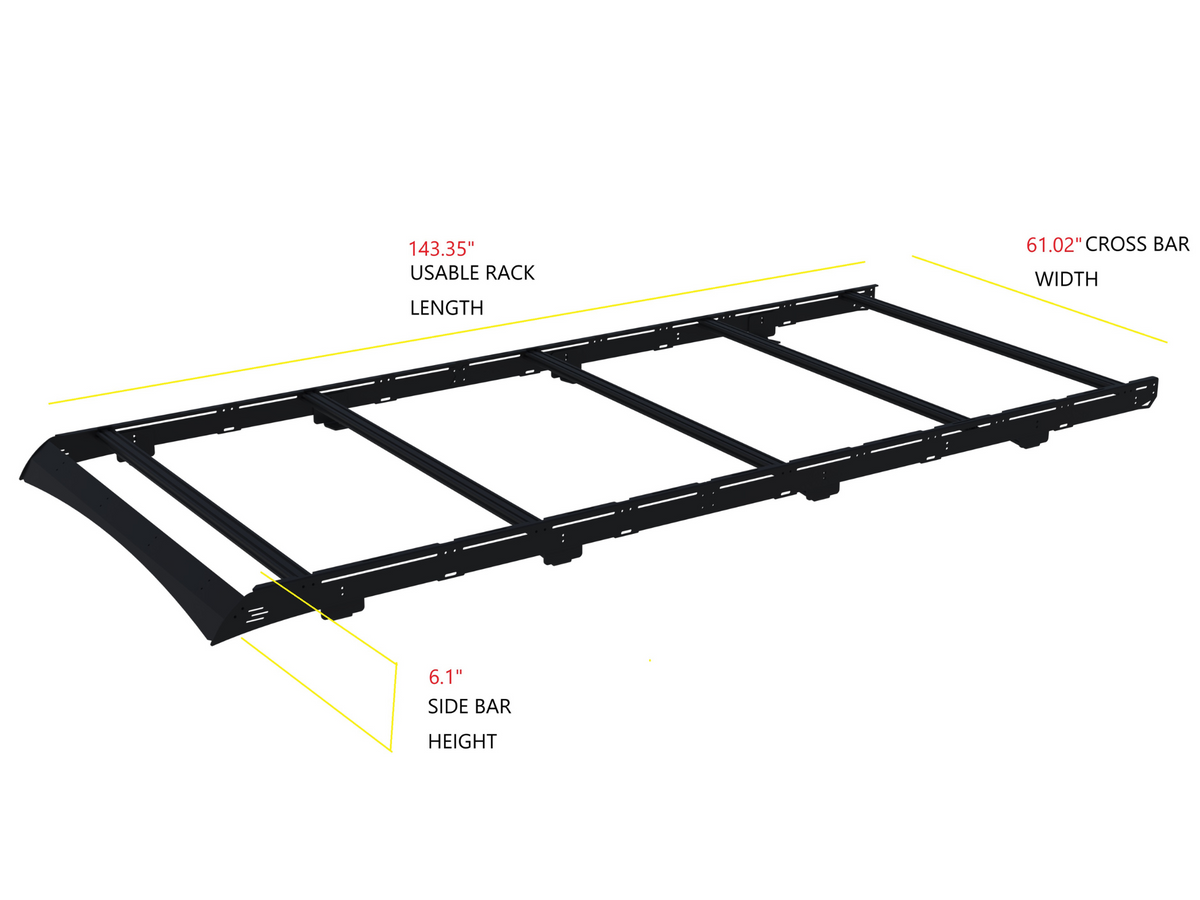 TRANSIT VAN 148" HIGH ROOF EXT STRATA ROOF RACK