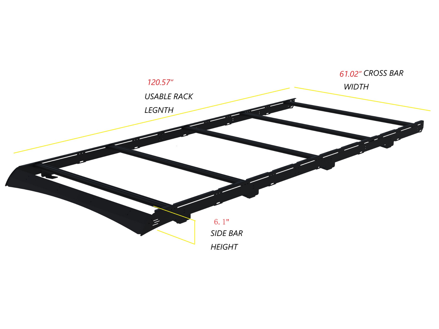 TRANSIT VAN STRATA ROOF RACK HIGH ROOF 148"