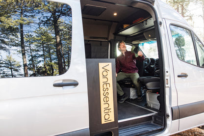 Mercedes Sprinter Headliner Shelf & Curtain Rod