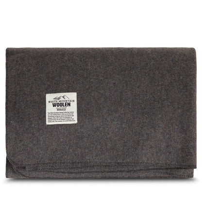 Wool Twin Sized Blanket - White Mountain Woolen