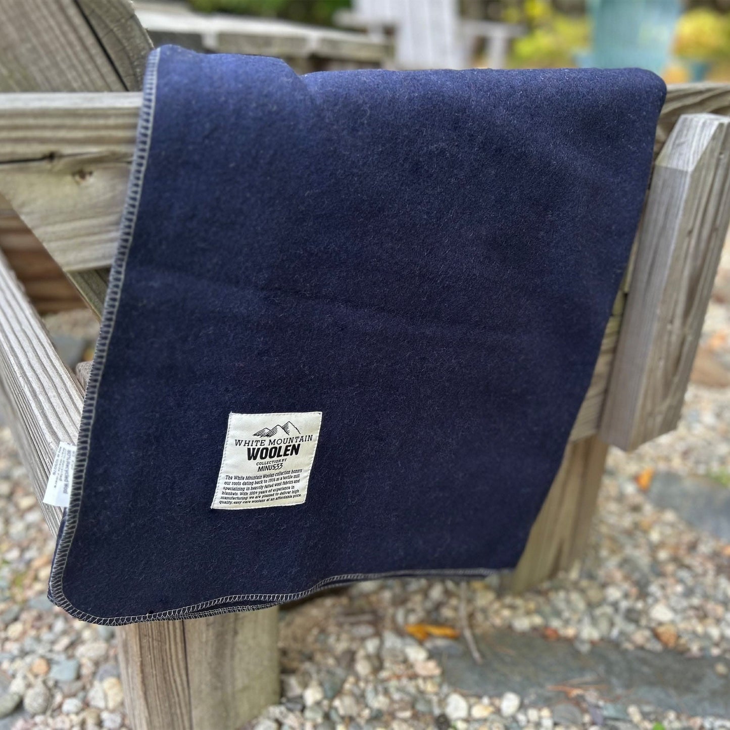 Wool Twin Sized Blanket - White Mountain Woolen