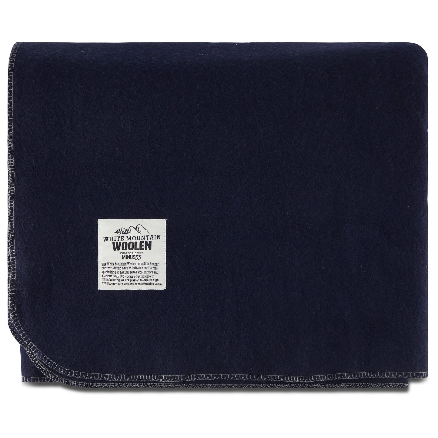 Wool Twin Sized Blanket - White Mountain Woolen