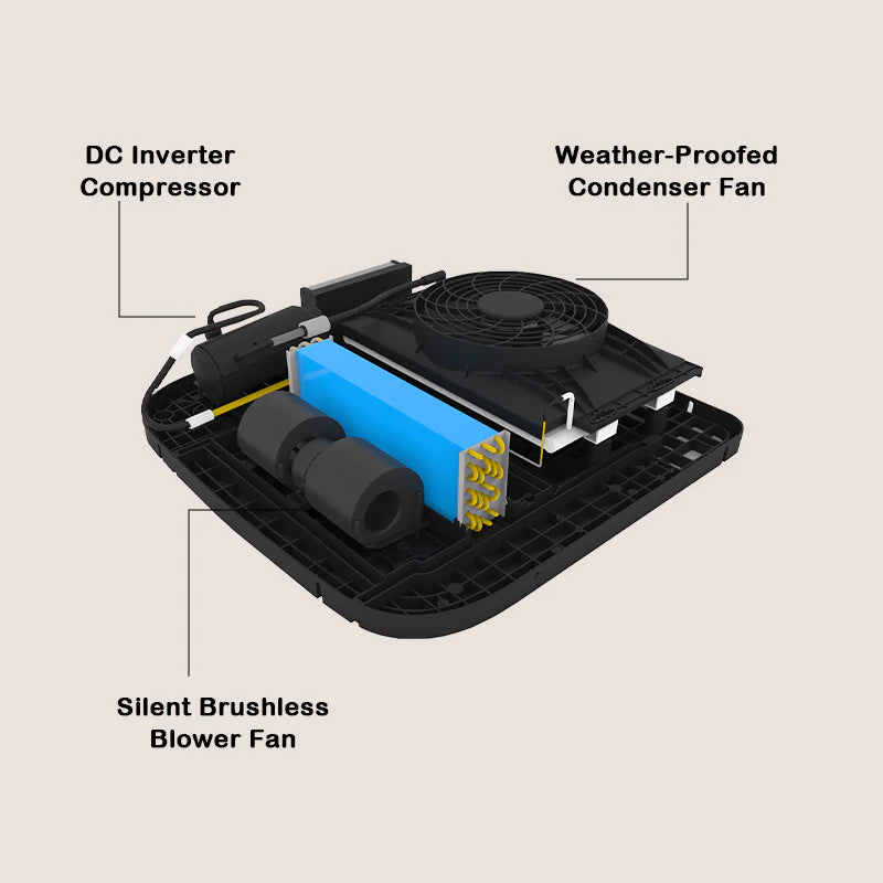 VELIT 2000R | DC-Powered Rooftop Air Conditioner