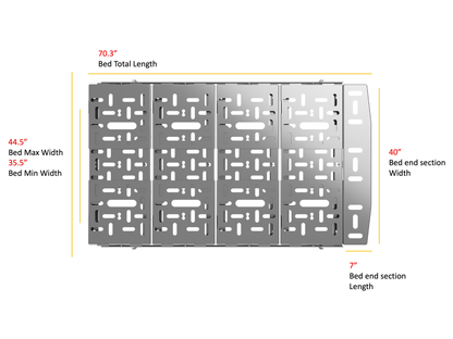 Wheel Well Box Mini Bed For Sprinter, Transit & Promaster