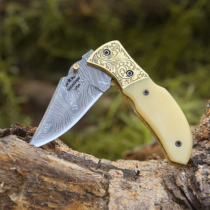 Marshal Gentleman's Folding Knife with Bone Handle