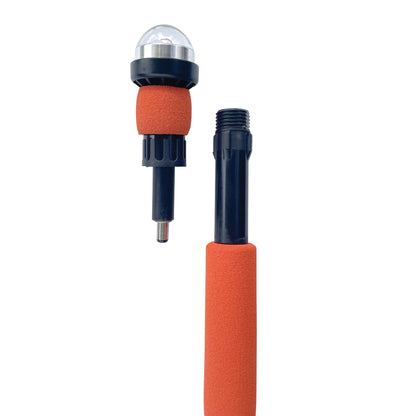 YP-LR360-PRO Lightning Rod - NEW & IMPROVED Threaded Power Connectors - Extendable Powered 360 Degree Safety Light, Flag, and Optional Accessory Mount