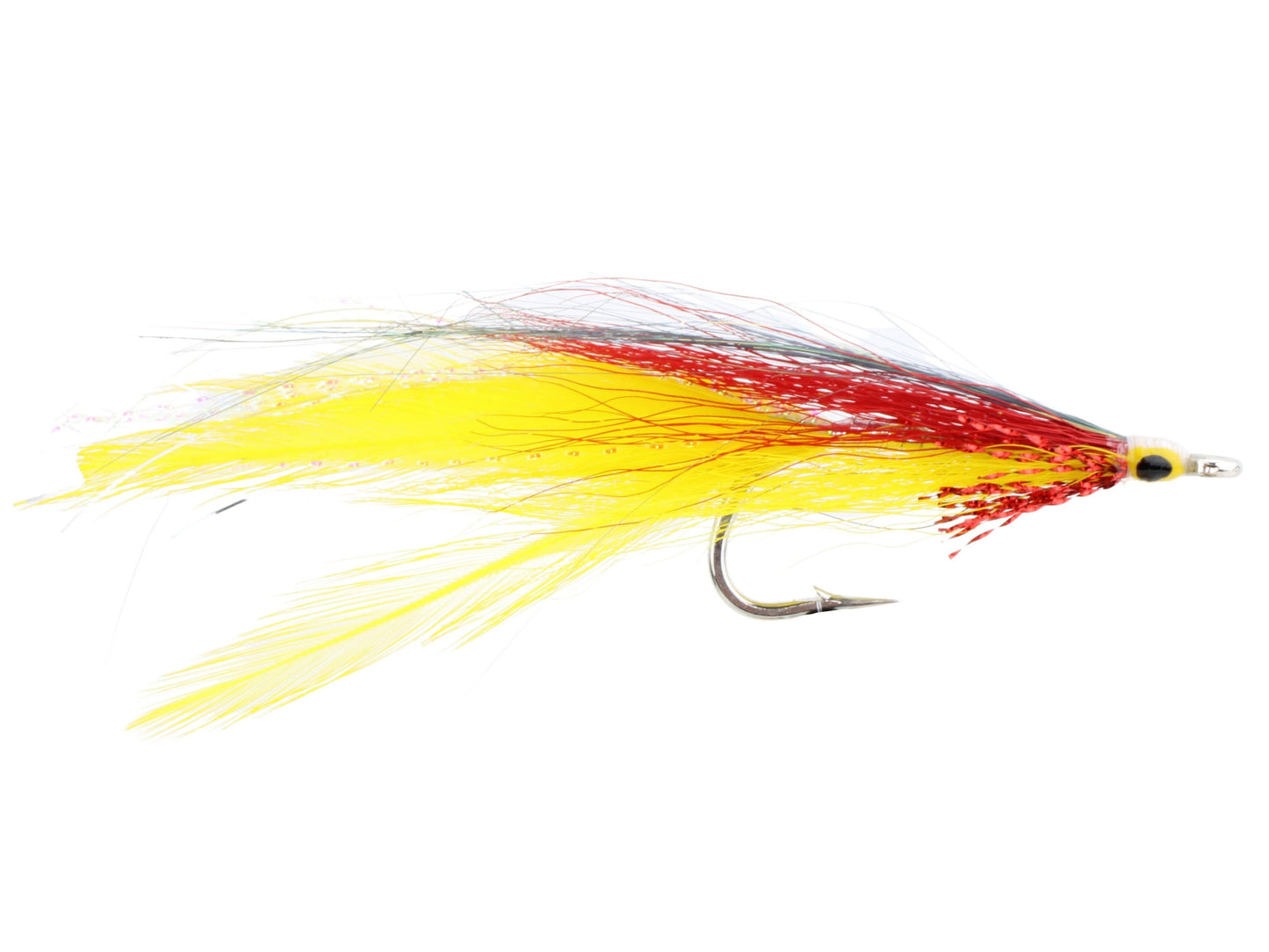 Deceiver, size 2/0 | Yellow and Red | Qty. 3 | Wild Water Fly Fishing