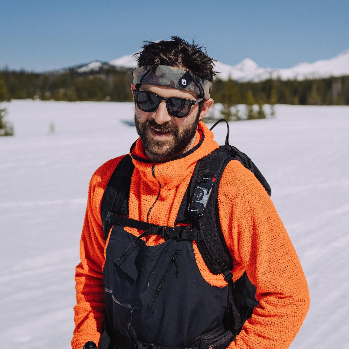 Bandana Towel: Camo Green