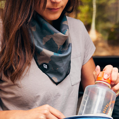 Bandana Towel: Camo Green