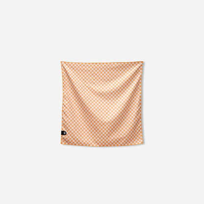 Bandana Towel: Check Apricot