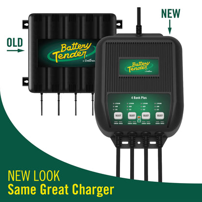 Battery Tender® 4-Bank 12V 1.25 Amp Battery Charger and Maintainer