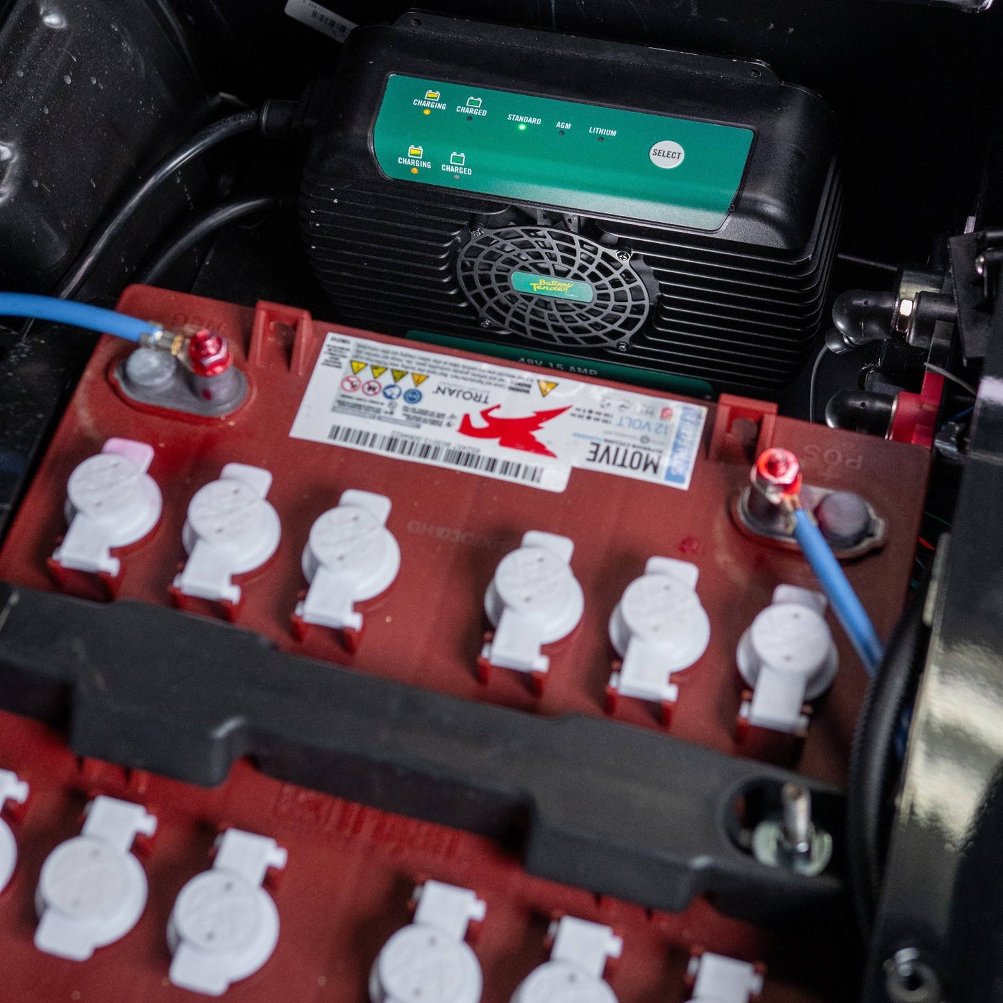 PowerPlus 48V 15 AMP Single Output Battery Charger and Maintainer