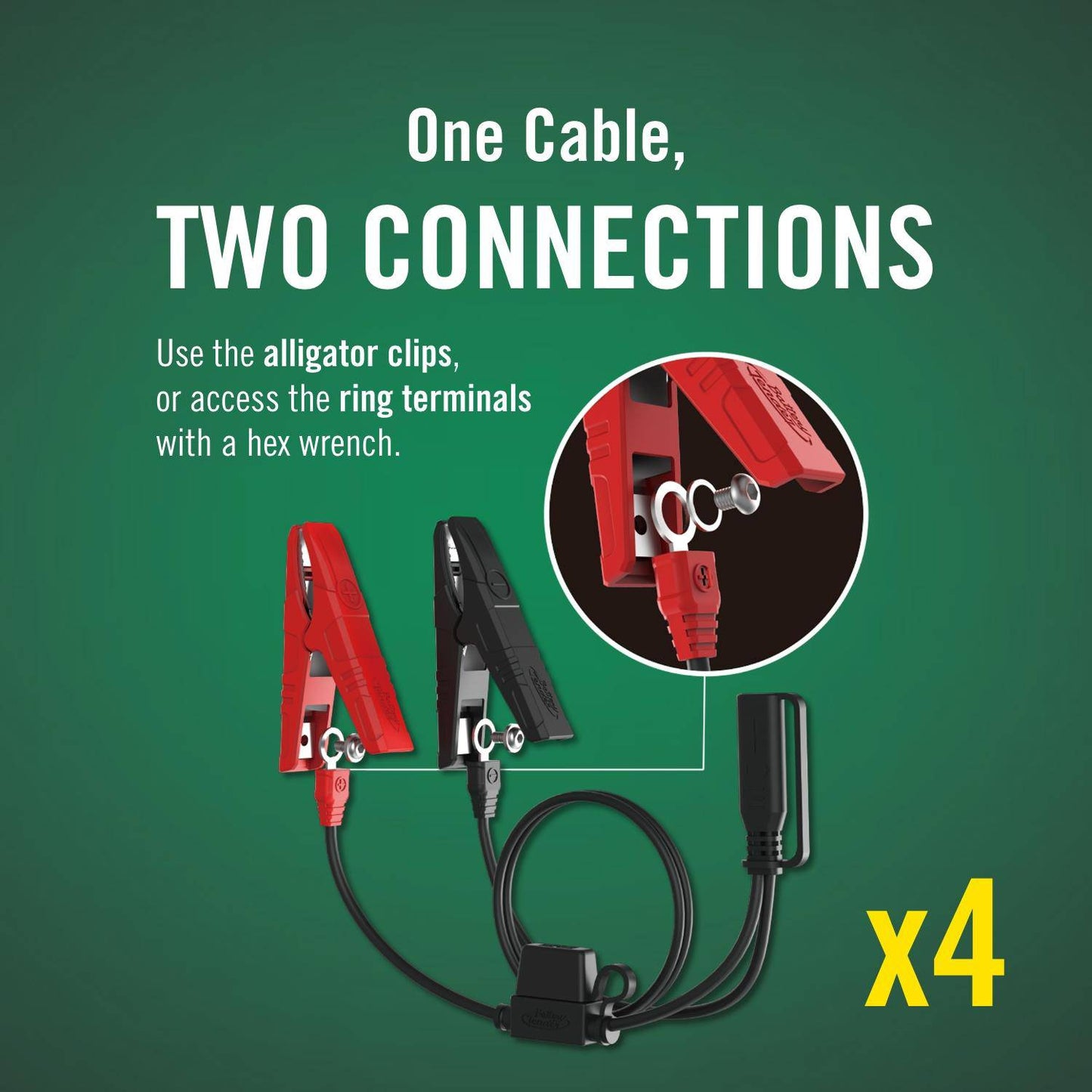 4-Bank Selectable 12V or 6V, 12 AMP Battery Charger