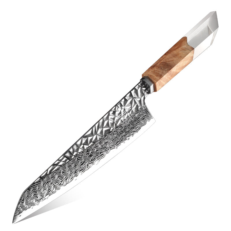 Silverstar Forged Japanese Chef Knife With Olive Wood Handle