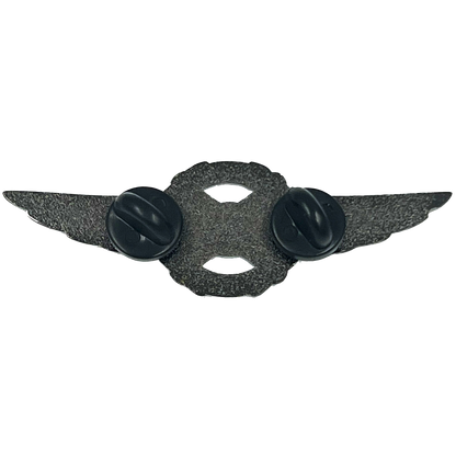 BL5-013 Full size UAS FAA Commercial Drone Pilot Wings pin Black Tactical