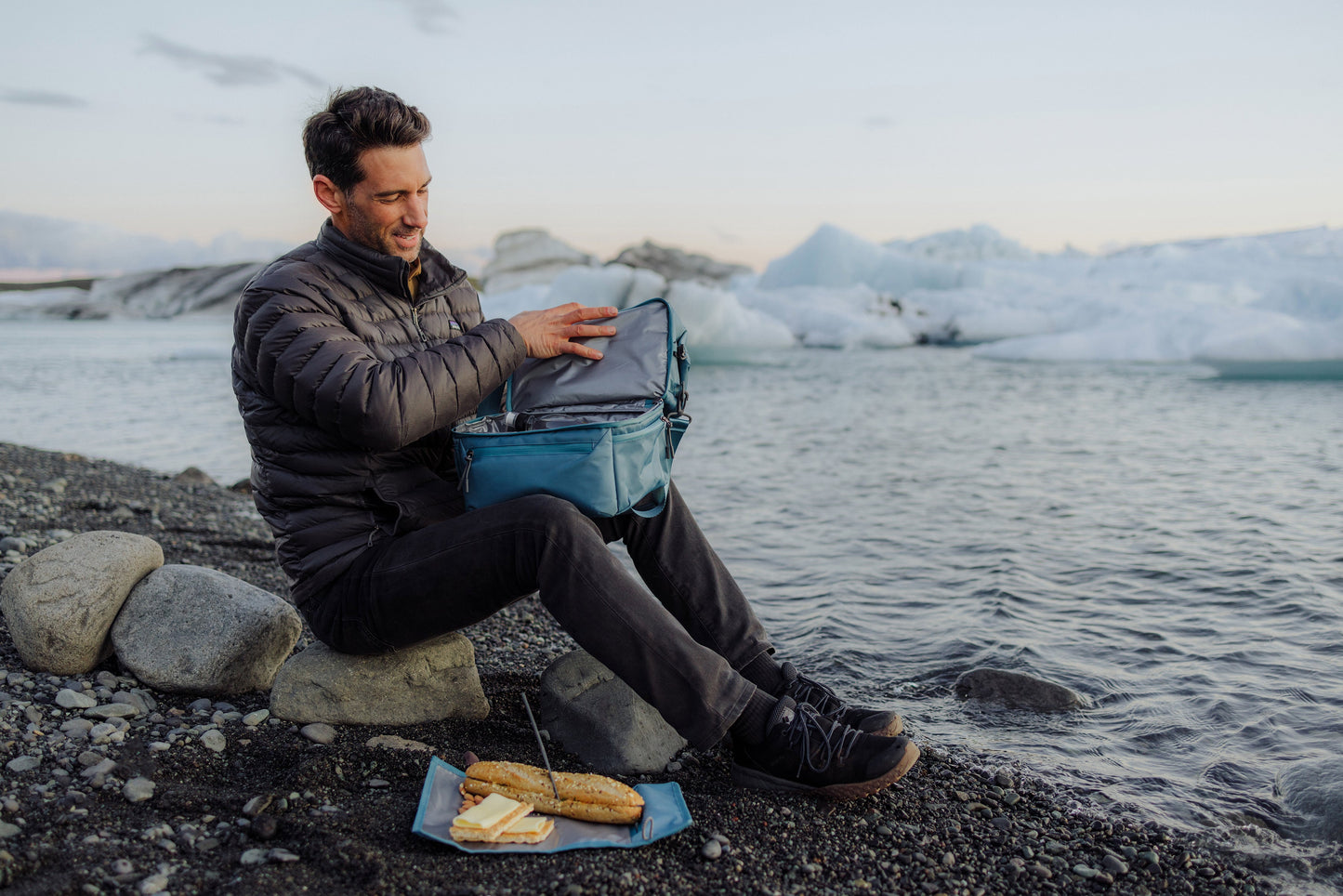 Tarana Recycled Lunch Bag Cooler with Utensils