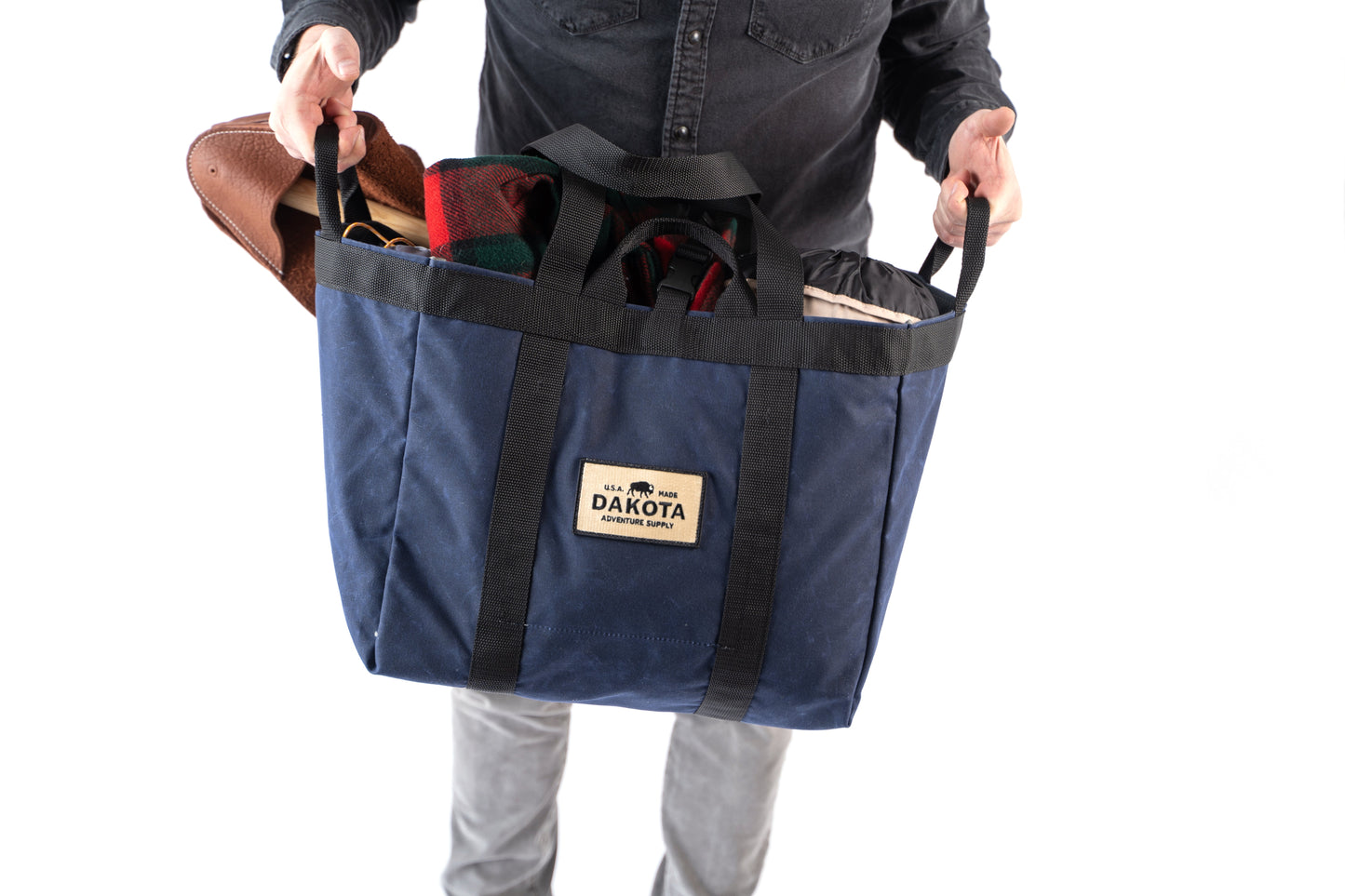 Waxed Canvas Adventure Tote