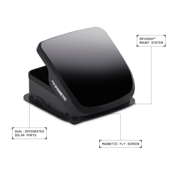 Dometic Fan-Tastic FA25 Essential Roof Vent Fan with DryDock