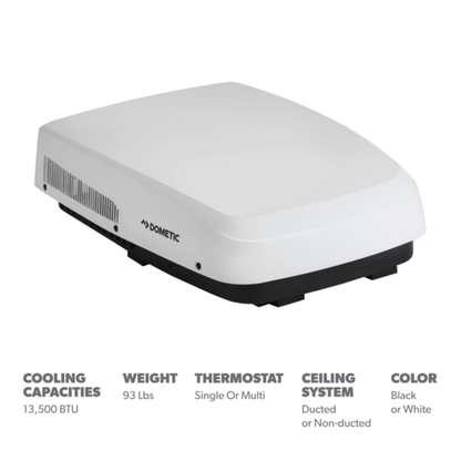 Dometic FreshJet 5 Series 13.5k BTU Low-Profile Air Conditioner - White
