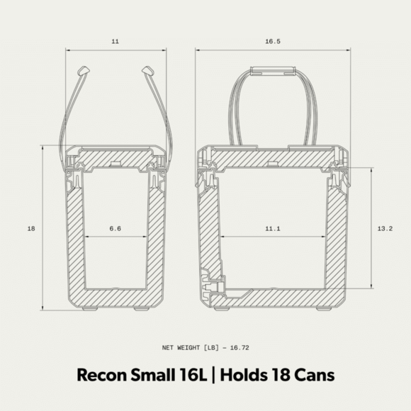 DOMETIC Recon Hardside Small, 16L