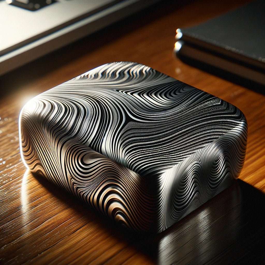 Eclipse Damascus Steel Paperweight
