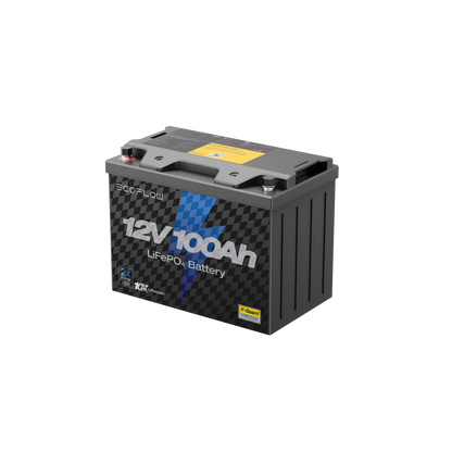 EcoFlow Lithium 12V 100Ah Deep Cycle LiFePO4 Battery