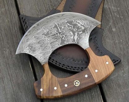 Element Hash Knife with Olive Wood Handle