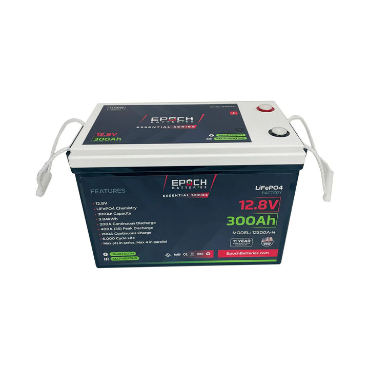 Epoch 12V Essential Series - Bluetooth & Heated LiFePO4 Battery