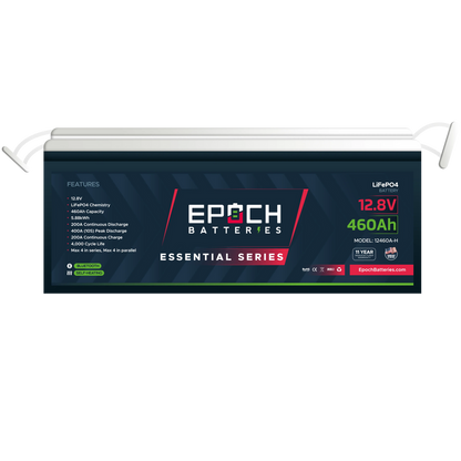 Epoch 12V Essential Series - Bluetooth & Heated LiFePO4 Battery