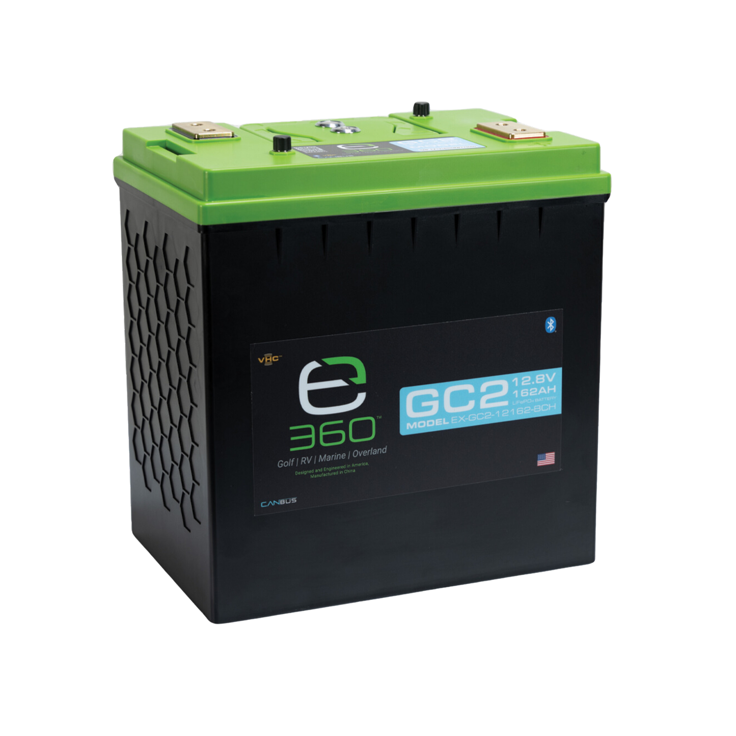 12V 162Ah LiFePO4 Lithium Battery – GC2, Bluetooth & Heated | Expion360