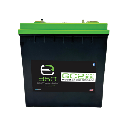 48V 36Ah LiFePO4 Lithium Battery – GC2, Bluetooth | Expion360