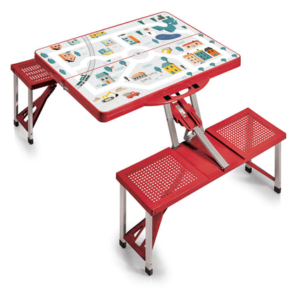 Picnic Table Portable Folding Table with Seats