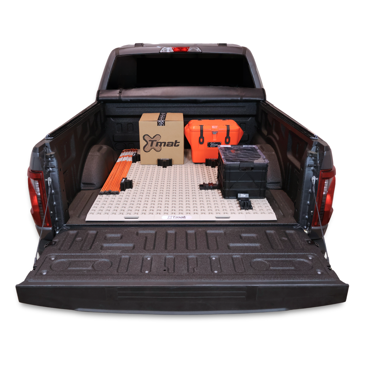 Tmat Truck Bed Organizer Slide Out Mat | Universal Fit for Standard Beds 6' to 6'5"