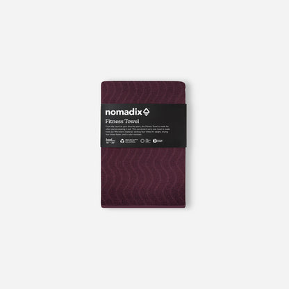 Fitness Towel: Regenerative Burgundy