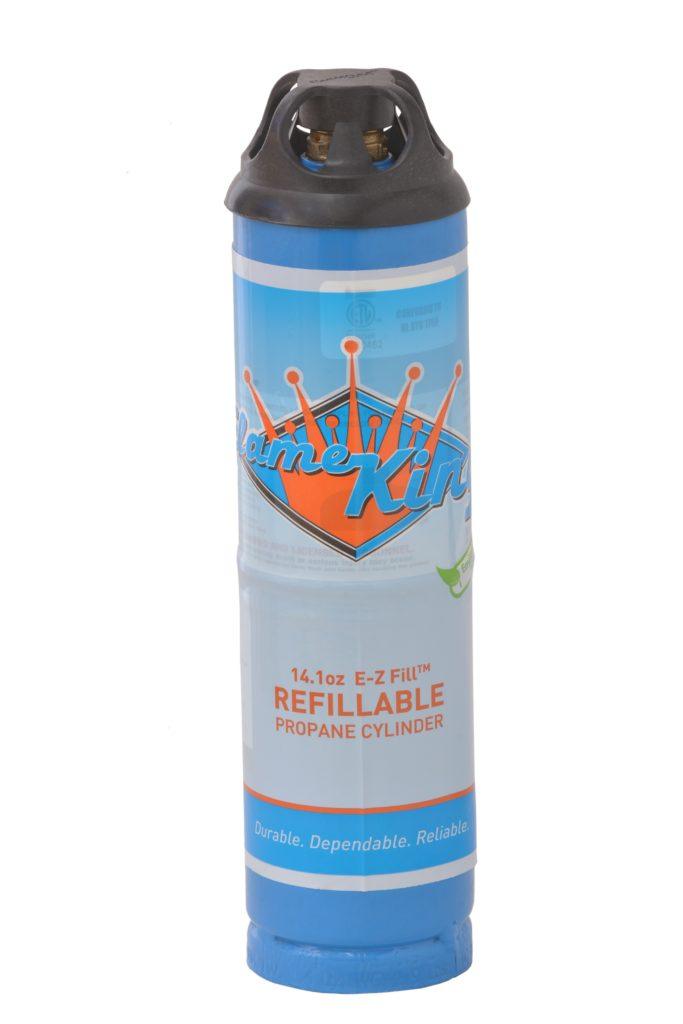 Flame King Eco Friendly Sustainable 1lb Refillable Propane Tank Welding LP Cylinder 14.1