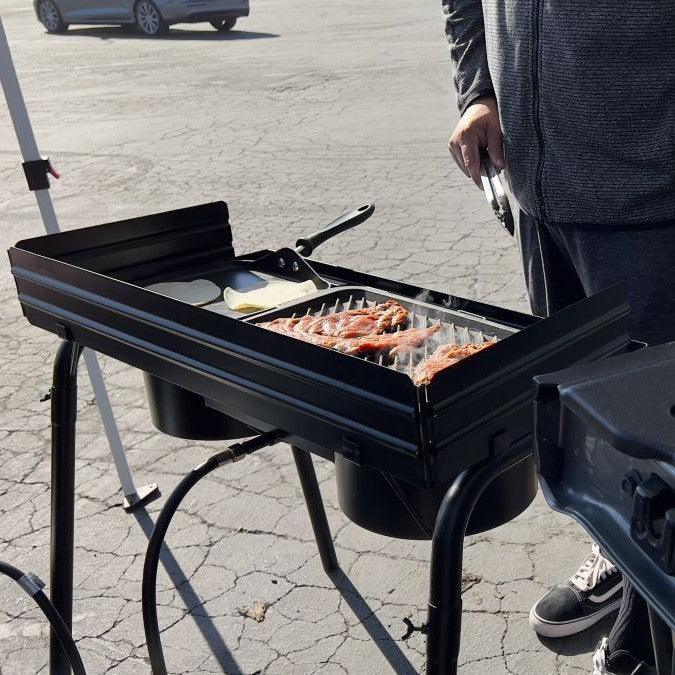 Flame King Outdoor Propane Double Dual Burner Cooker Stove