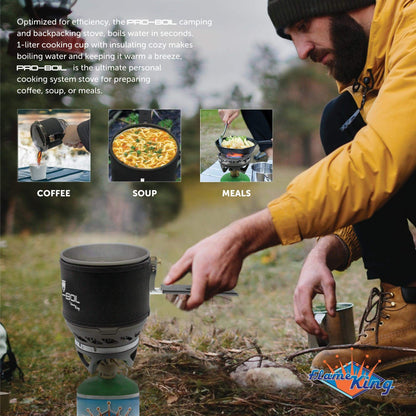 Flame King Pro-Boil Camping and Backpacking Stove Cooking System