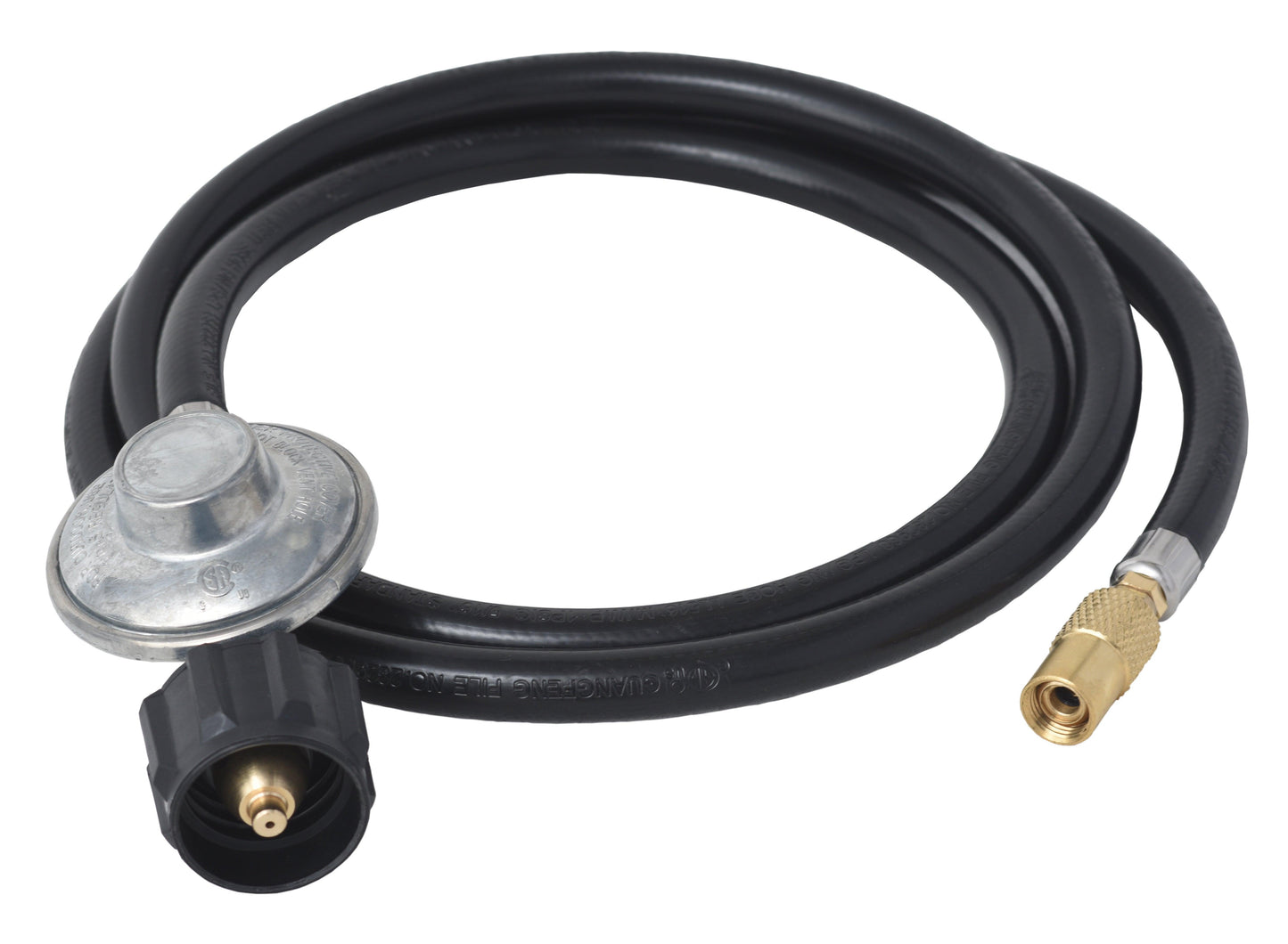 Flame King Regulator Hose Adapter Connect to 20Lb Tank for 17″/22″ Tabletop Grill Griddle, 6 Feet