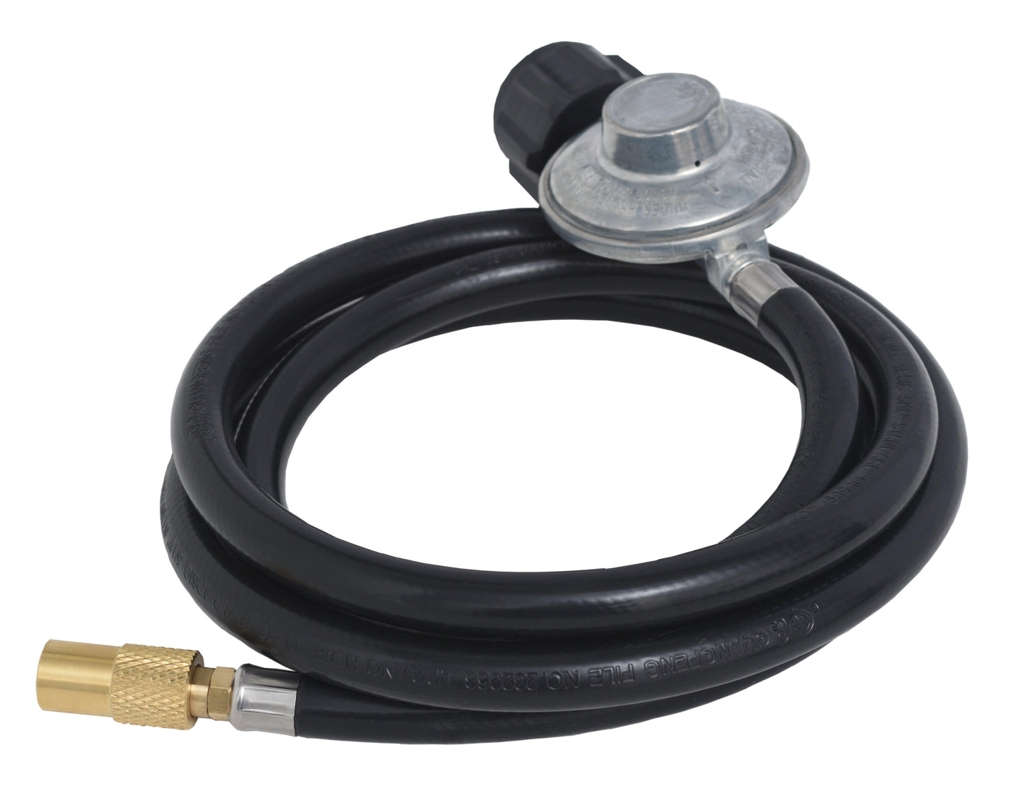 Flame King Regulator Hose Adapter Connect to 20Lb Tank for 17″/22″ Tabletop Grill Griddle, 6 Feet